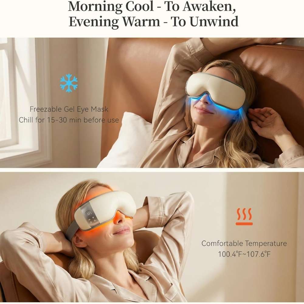 Heated Eye Massager with Hot & Cold Therapy | Unwire Heated Eye Massager with Hot & Cold Therapy | Unwire